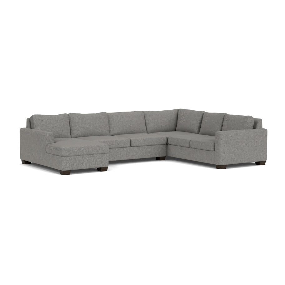 Abel Corner Sectionals w. Left Chaise-Fabric Sofa-Alley Pepper-MAK Modern