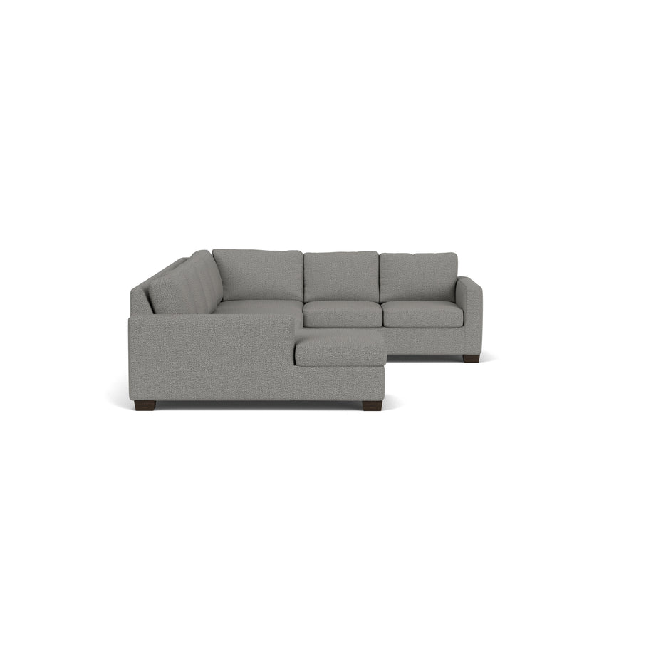 Abel Corner Sectionals w. Left Chaise-Fabric Sofa-Alley Pepper-MAK Modern