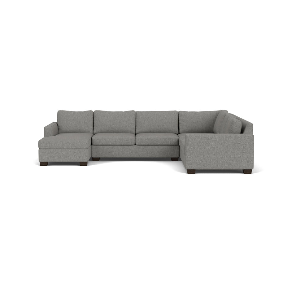Abel Corner Sectionals w. Left Chaise-Fabric Sofa-Alley Pepper-MAK Modern