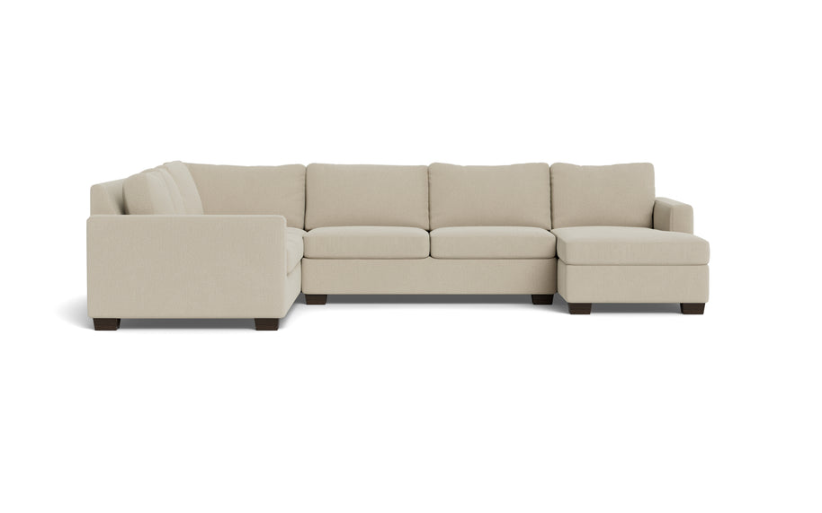 Abel Corner Sectionals w. Right Chaise-Fabric Sofa-Curious Pearl-MAK Modern