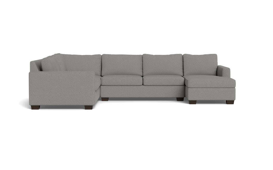 Abel Corner Sectionals w. Right Chaise-Fabric Sofa-Alley Pepper-MAK Modern