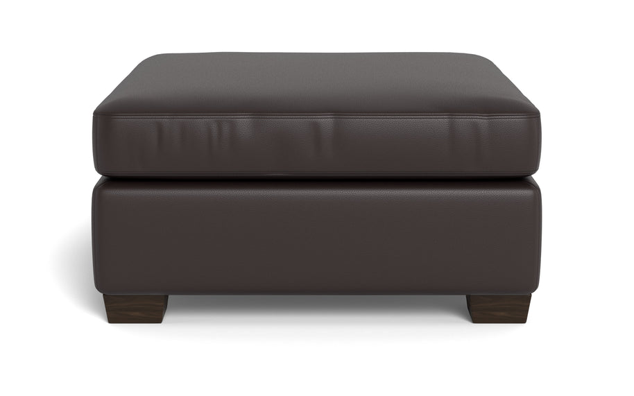 Abel Leather Cocktail Ottoman-Fabric Sofa-Tribeca Quarry Leather-MAK Modern