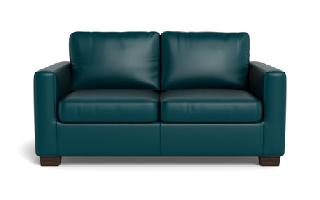 Abel Leather Loveseat-Fabric Sofa-Tribeca Lagoon-MAK Modern