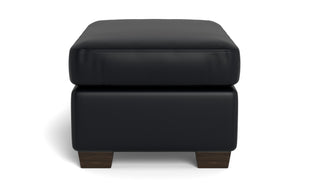Abel Leather Ottoman-Fabric Sofa-Tribeca Black Leather-MAK Modern