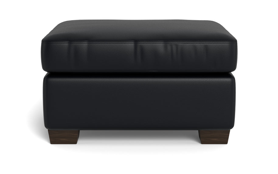 Abel Leather Ottoman-Fabric Sofa-Tribeca Black Leather-MAK Modern