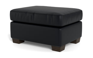 Abel Leather Ottoman-Fabric Sofa-Tribeca Black Leather-MAK Modern
