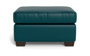 Abel Leather Ottoman-Fabric Sofa-Tribeca Lagoon-MAK Modern