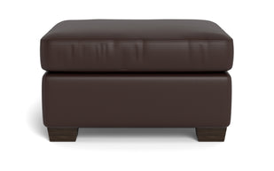 Abel Leather Ottoman-Fabric Sofa-Tribeca Espresso Leather-MAK Modern