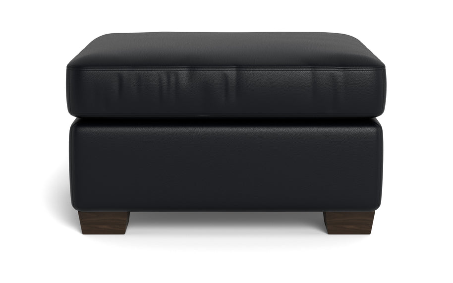 Abel Leather Ottoman-Fabric Sofa-Tribeca Black Leather-MAK Modern