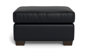 Abel Leather Ottoman-Fabric Sofa-Tribeca Black Leather-MAK Modern