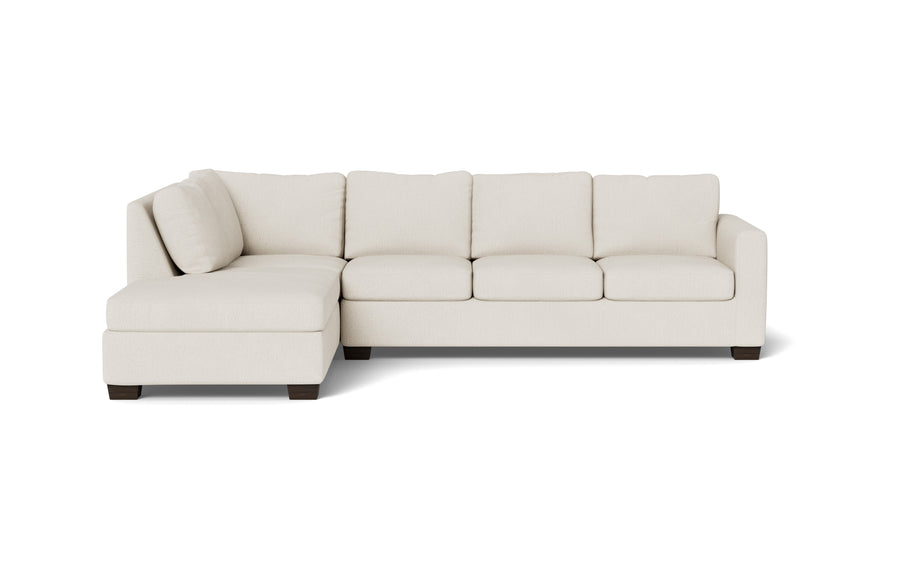 Abel Left Chaise Sectional-Fabric Sofa-Curious Snow-MAK Modern