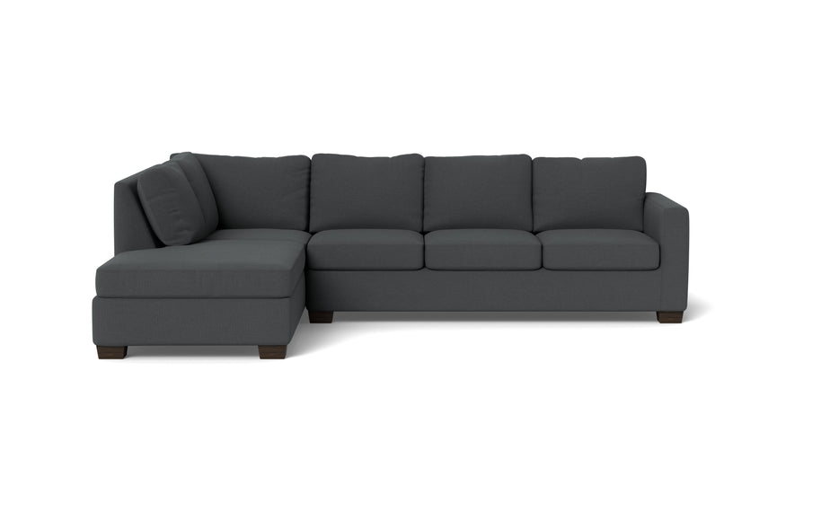 Abel Left Chaise Sectional-Fabric Sofa-Peyton Pepper-MAK Modern