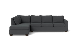 Abel Left Chaise Sectional-Fabric Sofa-Peyton Pepper-MAK Modern