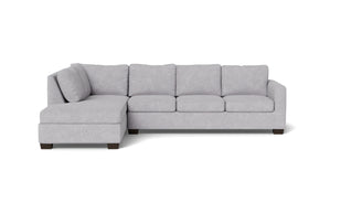 Abel Left Chaise Sectional-Fabric Sofa-Travis Pewter-MAK Modern