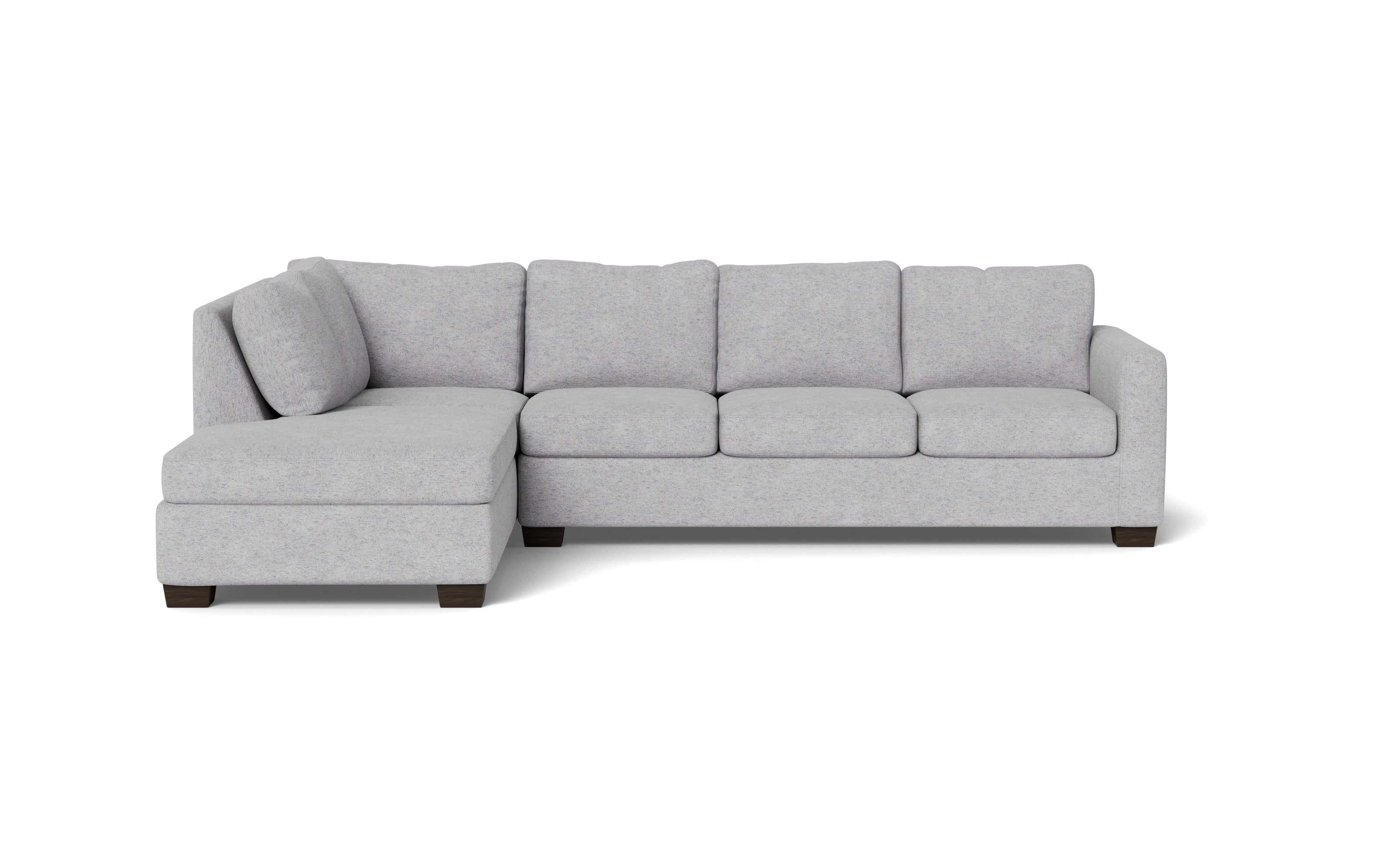 Abel Left Chaise Sectional-Fabric Sofa-Travis Pewter-MAK Modern