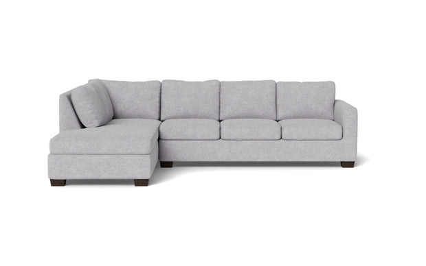 Abel Left Chaise Sectional-Fabric Sofa-Travis Pewter-MAK Modern
