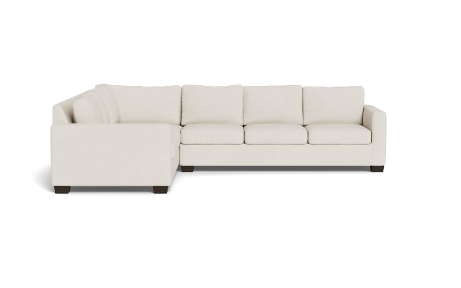 Abel Left Corner Sectional-Fabric Sofa-Curious Snow-MAK Modern