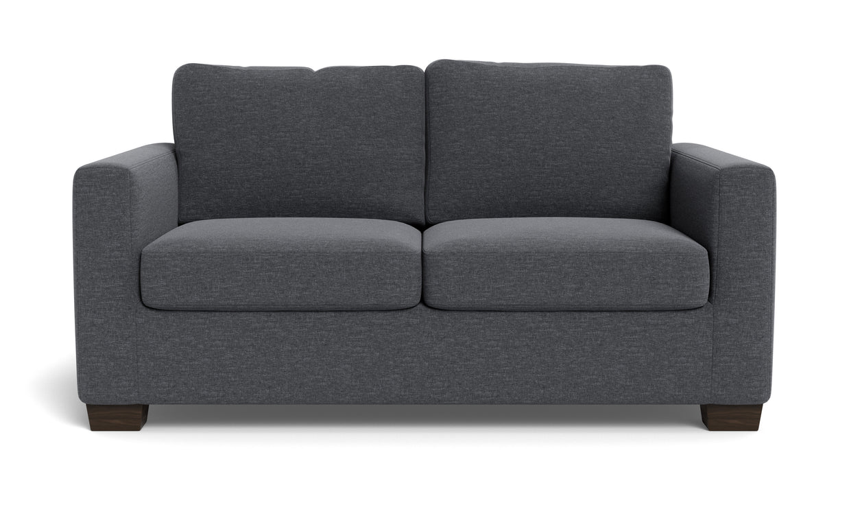 Abel Loveseat-Fabric Sofa-Bennett Charcoal-MAK Modern