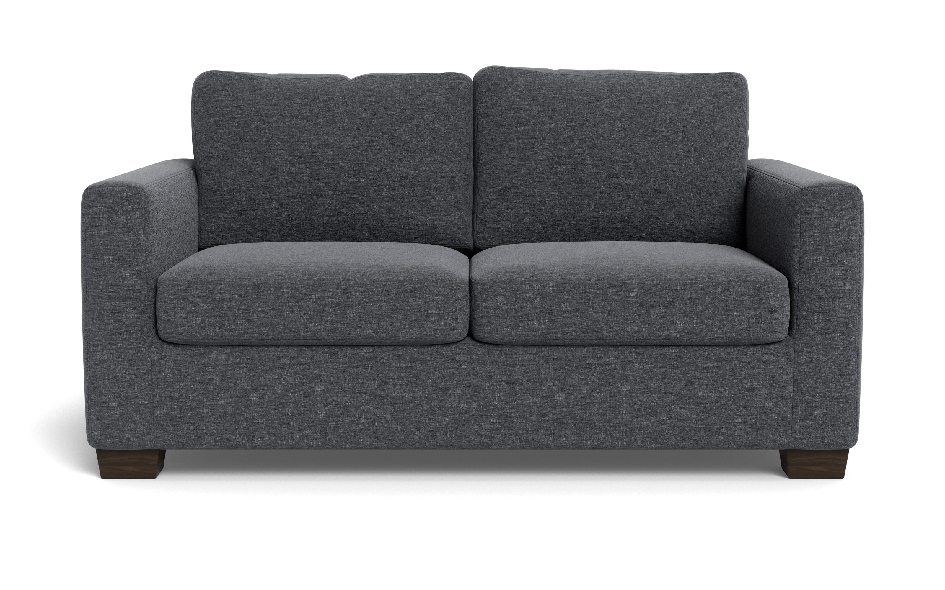 Abel Loveseat-Fabric Sofa-Bennett Charcoal-MAK Modern
