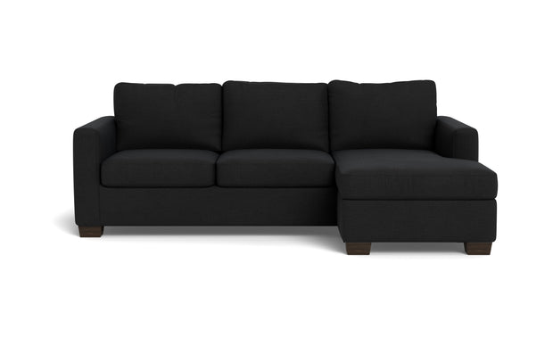 Abel Reversible Sleeper Sofa Chaise-Fabric Sofa-Merit Onyx-MAK Modern