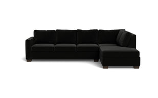 Abel Right Chaise Sectional-Fabric Sofa-Superb Gun Metal-MAK Modern