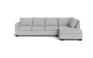 Abel Right Chaise Sectional-Fabric Sofa-Travis Pewter-MAK Modern