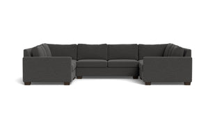 Abel U Sectional-Fabric Sofa-Curious Charcoal-MAK Modern