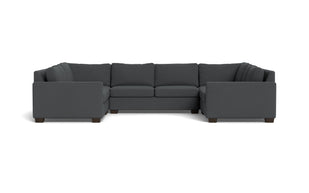Abel U Sectional-Fabric Sofa-Peyton Pepper-MAK Modern
