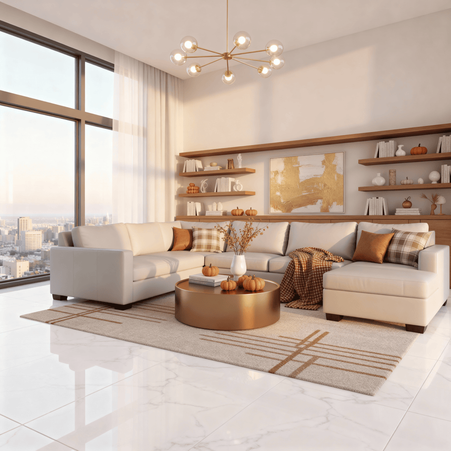 Jett Leather Corner Sectional With Right Chaise