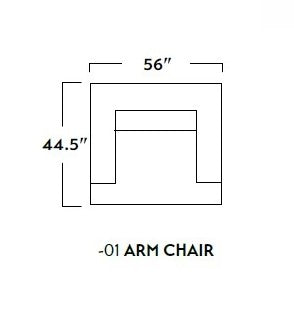 Ascent Arm Chair-Fabric-Alley Pepper-MAK Modern