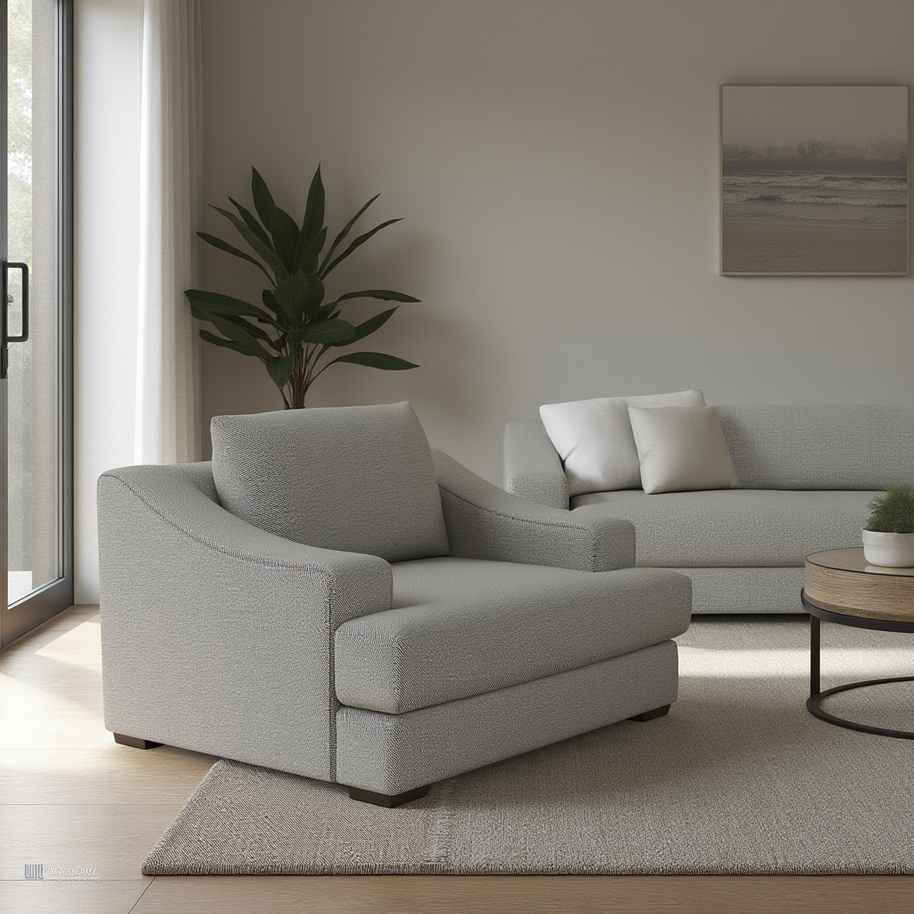 Ascent Arm Chair-Fabric-Alley Pepper-MAK Modern
