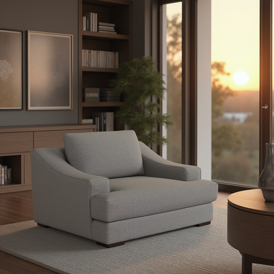 Ascent Arm Chair-Fabric-Alley Pepper-MAK Modern