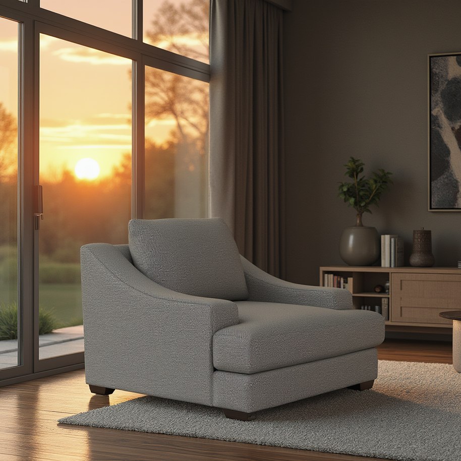 Ascent Arm Chair-Fabric-Alley Pepper-MAK Modern