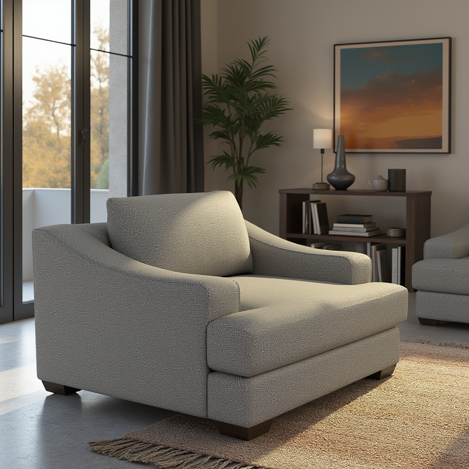 Ascent Arm Chair-Fabric-Alley Pepper-MAK Modern