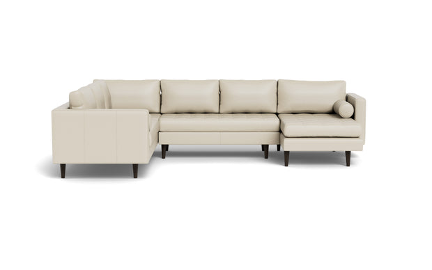 Ayden Leather Corner Sectionals With Right Chaise