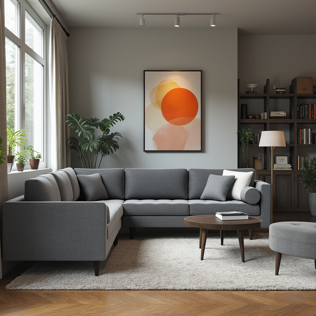 Ayden Corner Sectional-Fabric Sectional-Alley Pepper-MAK Modern