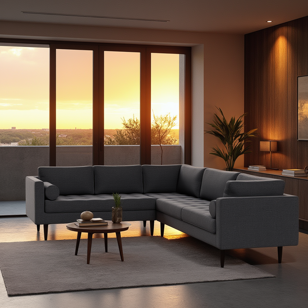 Ayden Corner Sectional-Fabric Sectional-Alley Pepper-MAK Modern