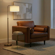 Ayden Leather Arm Chair