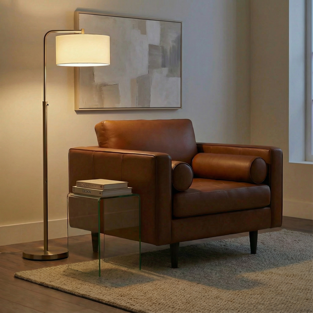 Ayden Leather Arm Chair