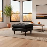 Ayden Leather Ottoman