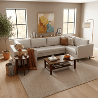 Ayden Leather U Sectional