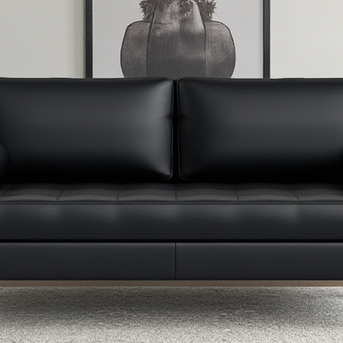 Ayden Leather Loveseat