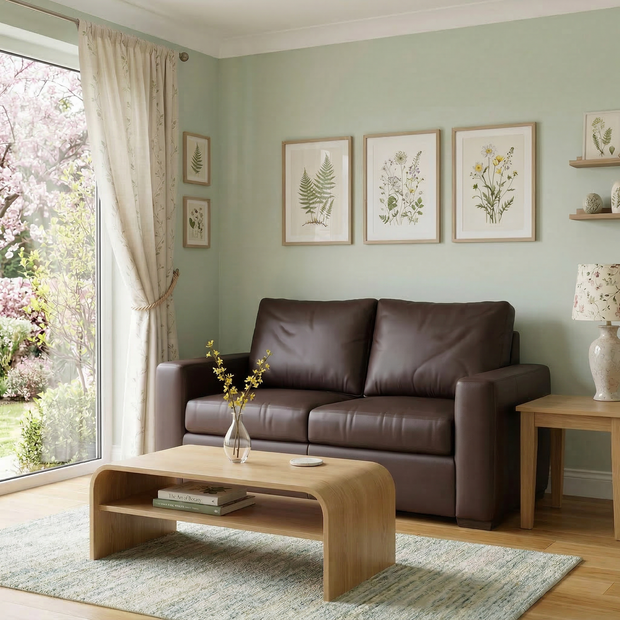 Bentley Leather Loveseat