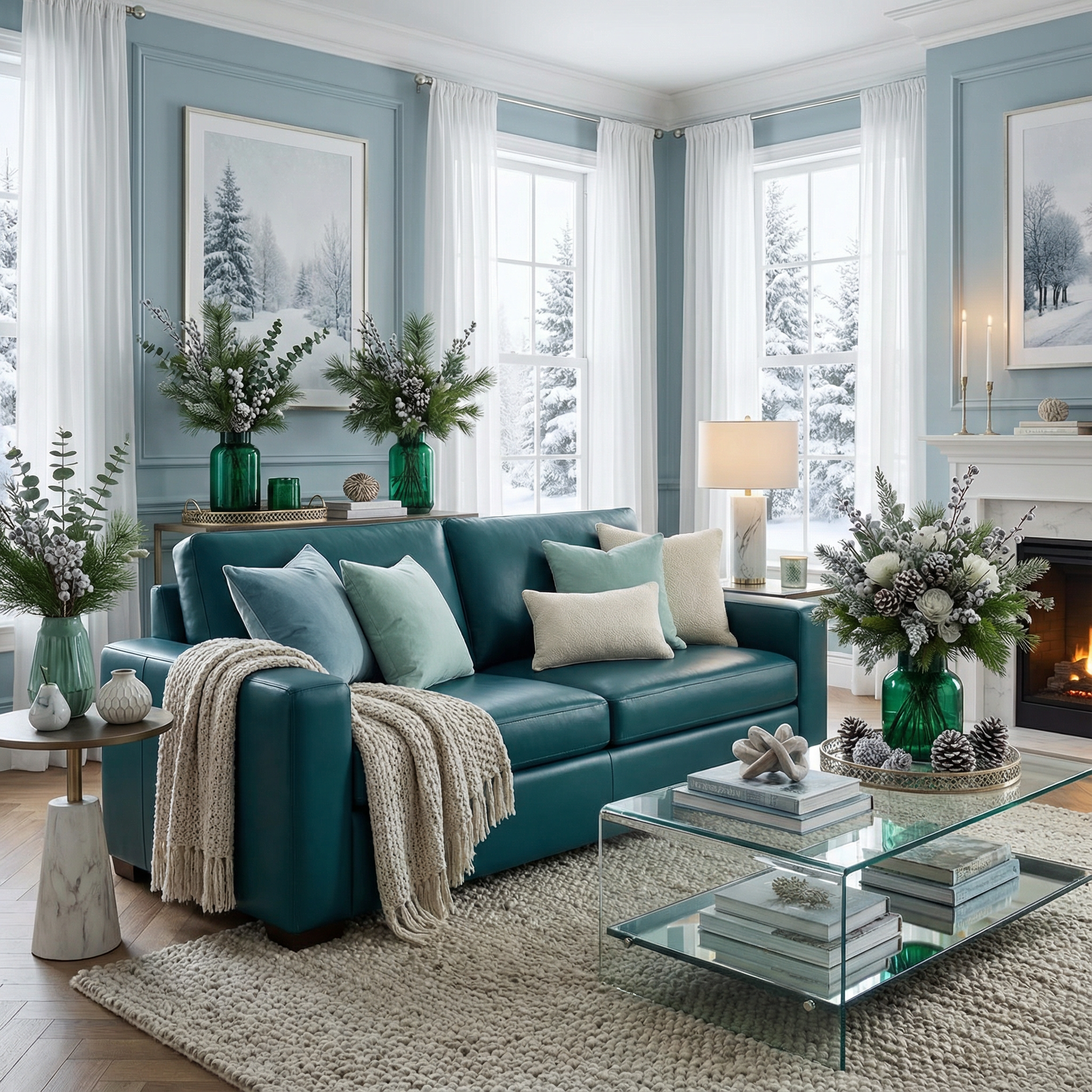 Bentley Leather Sofa