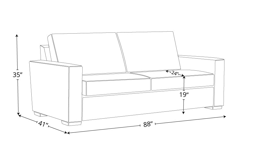 Bentley Leather Sofa