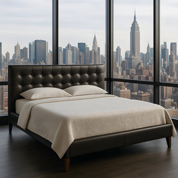 Brooklyn Leather Bed