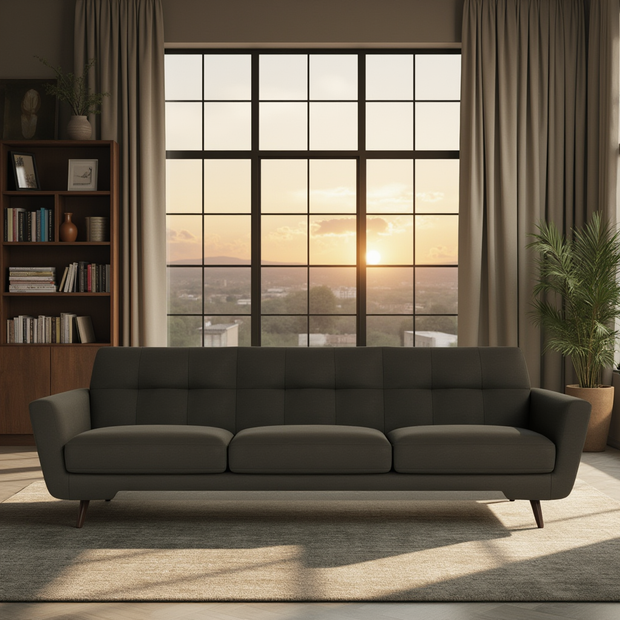 High Level Leather Estate Sofa