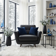 High Level Leather Arm Chair