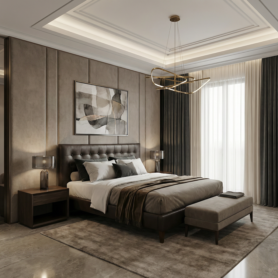 Brooklyn Leather Bed