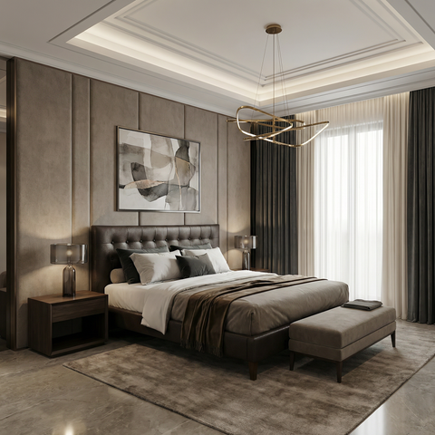 Brooklyn Leather Bed